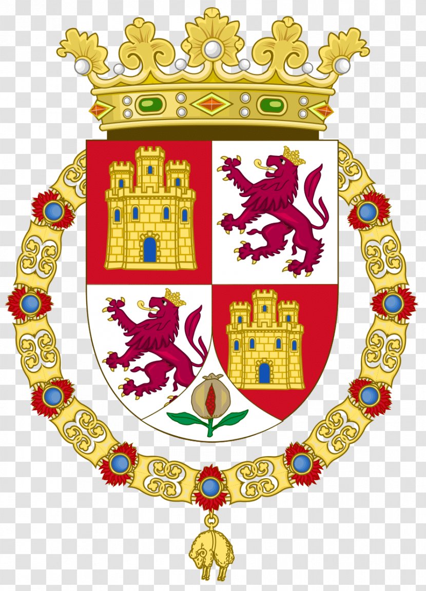 Francoist Spain Coat Of Arms Monarchy - Crest - Spanish West Indies Transparent PNG