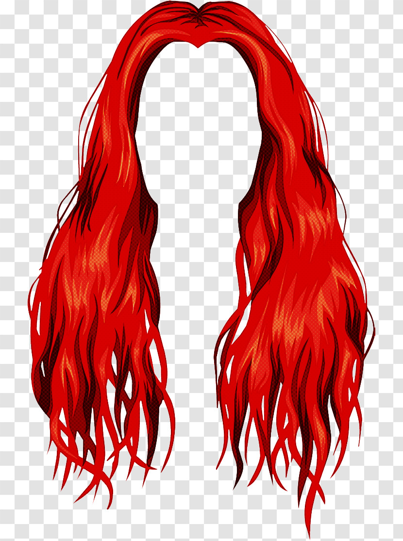 Hair Coloring Wig Red Hair Red Hair Transparent PNG