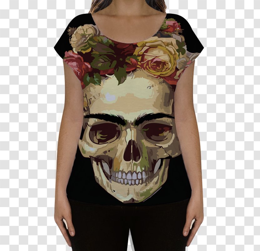 Calavera Artist Skull - Female - FRIDA Transparent PNG