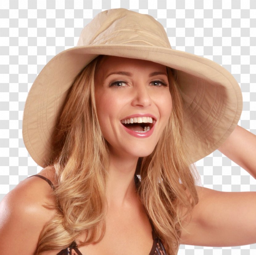Sun Hat Clothing Fashion Tutorial - Blond - Woman Transparent PNG