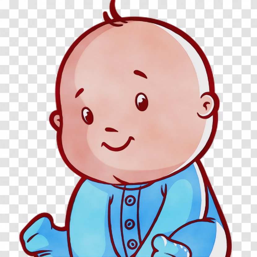 Cheek Face Cartoon Nose Child - Red Head Transparent PNG