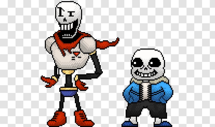 Undertale Papyrus Sprite Pixel Art - Machine Transparent PNG