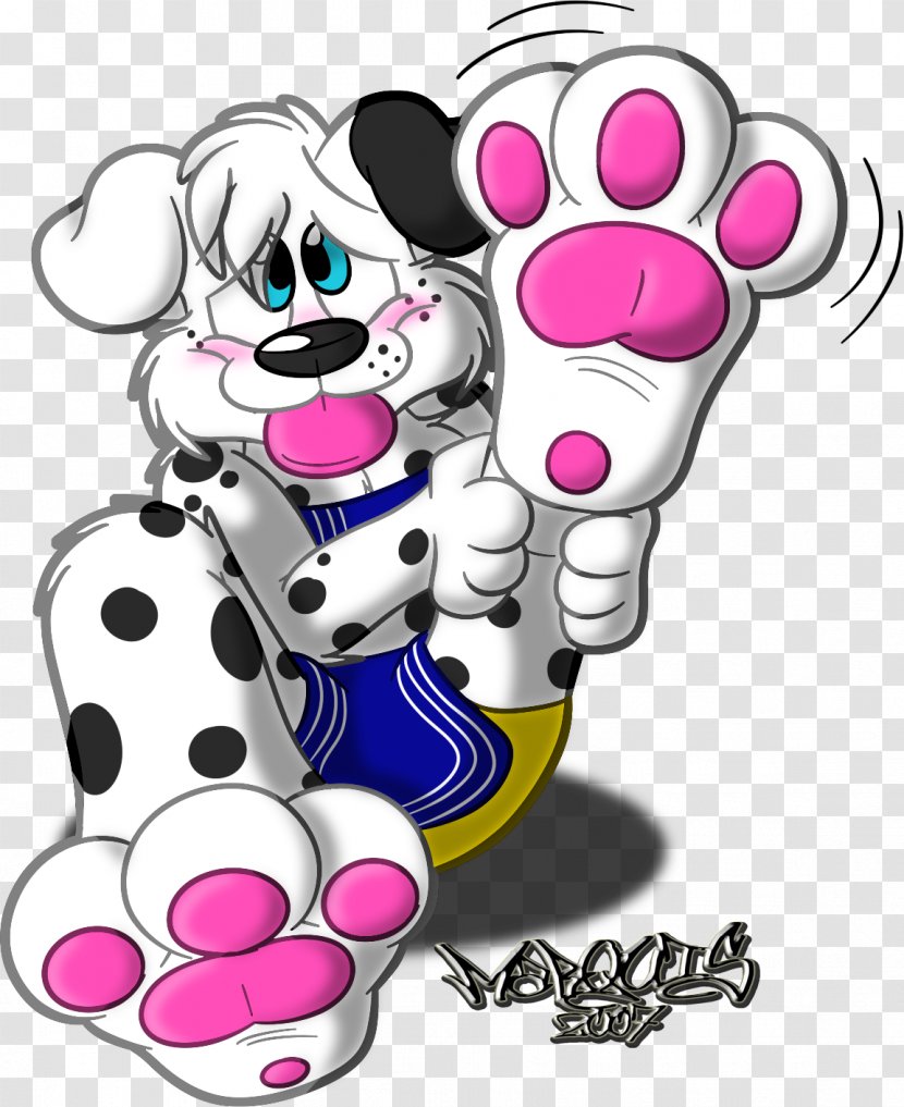 Dog Paw Puppy Foot Drawing - Flower Transparent PNG