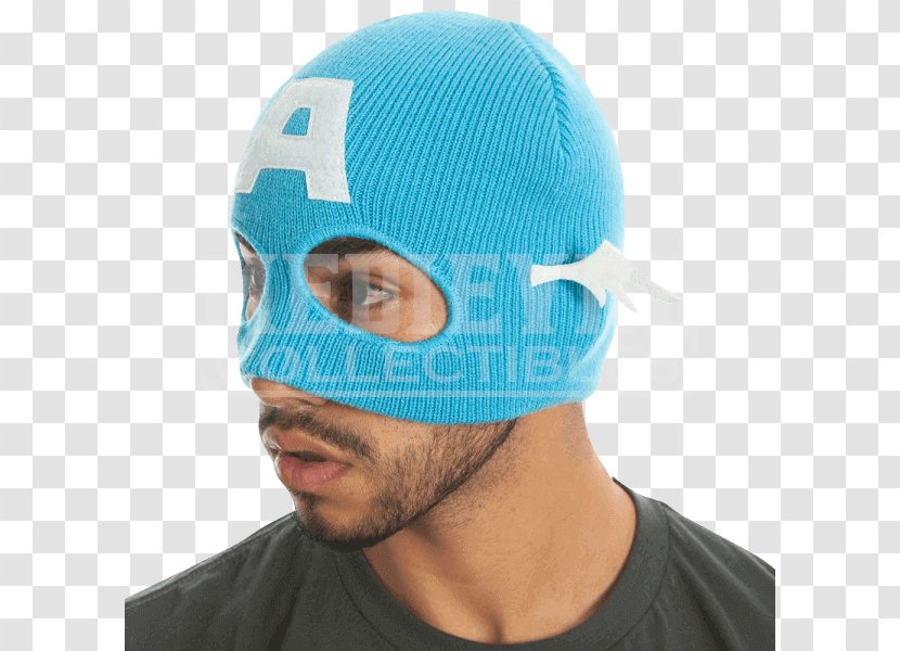 Beanie Superhero Captain America Knit Cap - Fullcap Transparent PNG