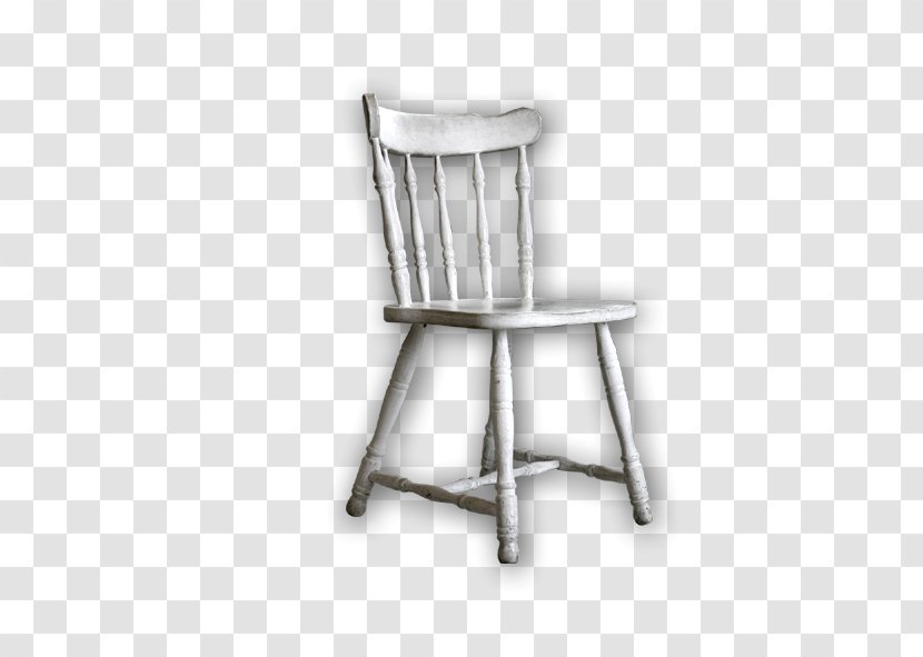 Chair White Black Transparent PNG