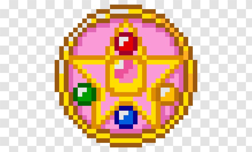 Sailor Moon Chibiusa Pixel Art - Heart Transparent PNG