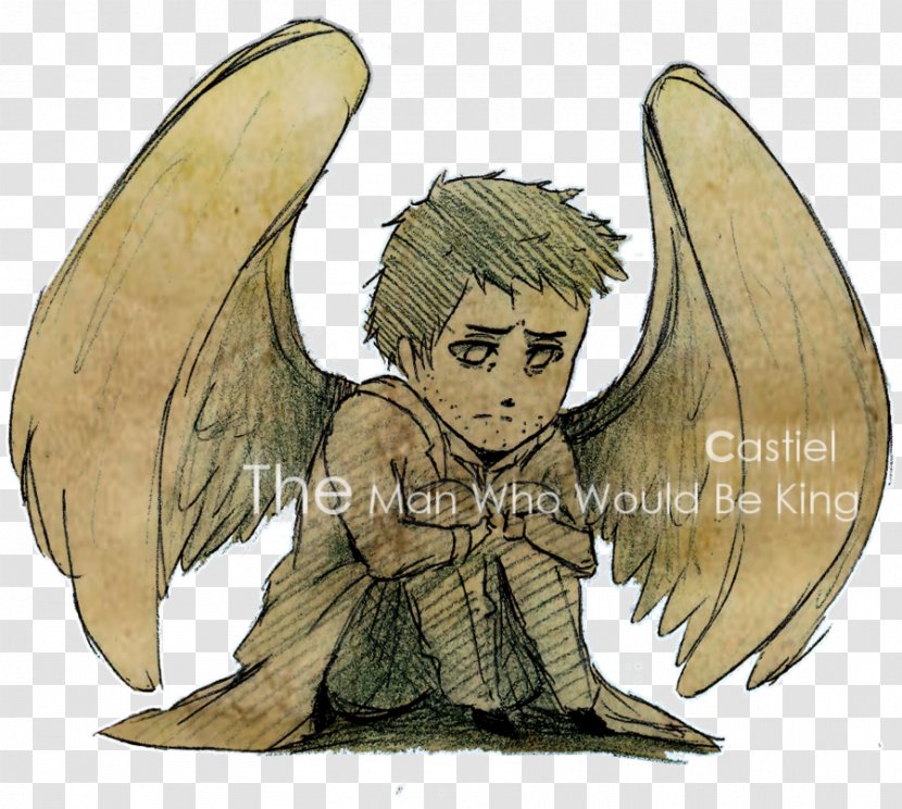 Castiel Supernatural - Flower - Season 3 Fan Art Drawing TelevisionSupernatural Transparent PNG