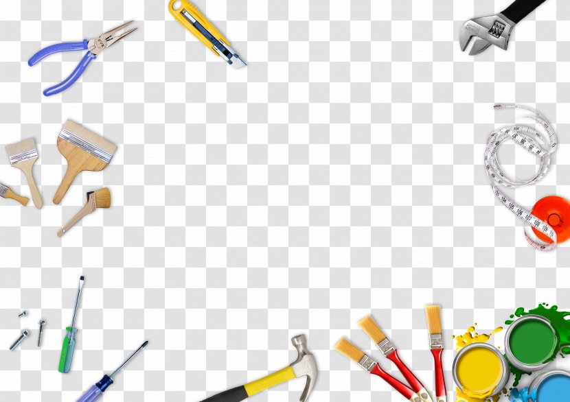 Tool Paint Laborer - Pigment - Tools For Decoration Workers Transparent PNG