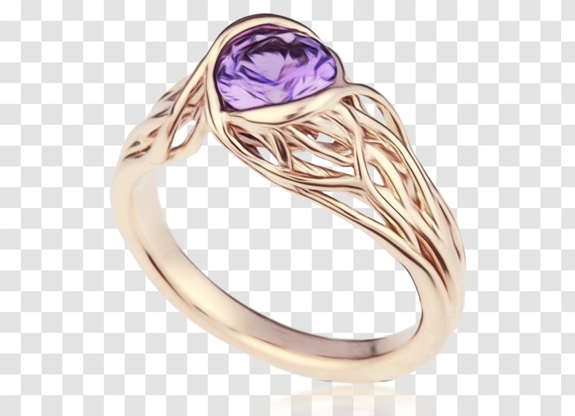 Amethyst Wedding Ring Body Jewellery - Jewelry Transparent PNG