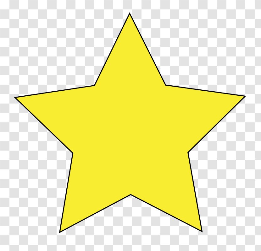 Area Triangle Yellow Pattern - Symmetry - Big Star Pictures Transparent PNG