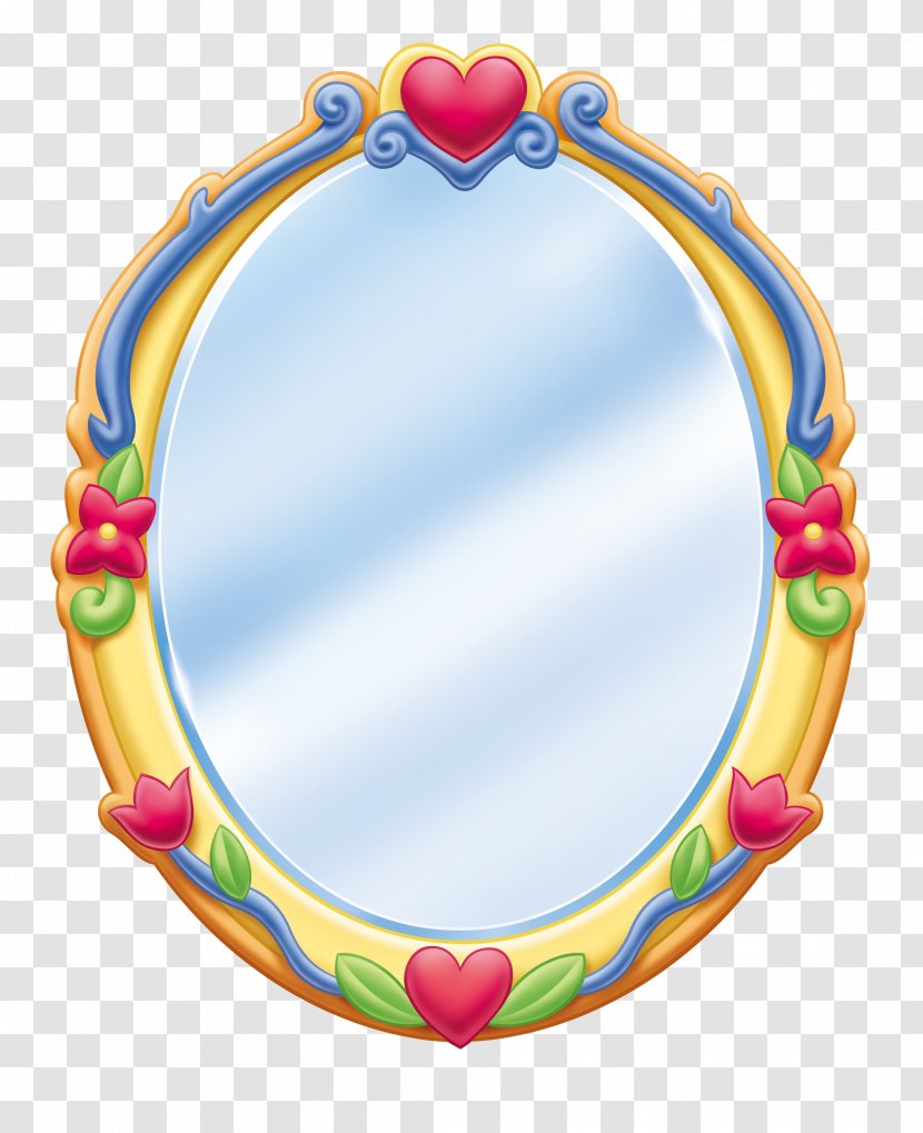 Mirror Cartoon - Picture Frame Transparent PNG