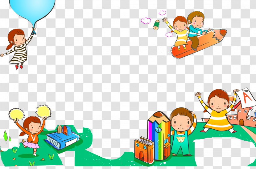 Pencil Drawing - Cartoon Children Book Decoration Background Transparent PNG