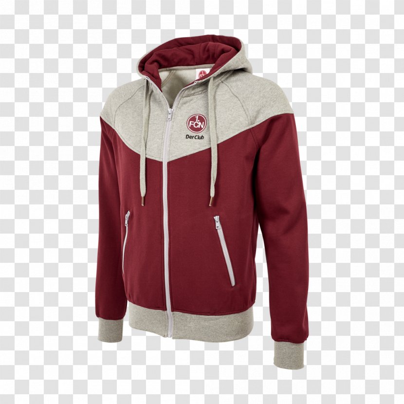 Hoodie 1. FC Nuremberg T-shirt Jacket - Grey Transparent PNG