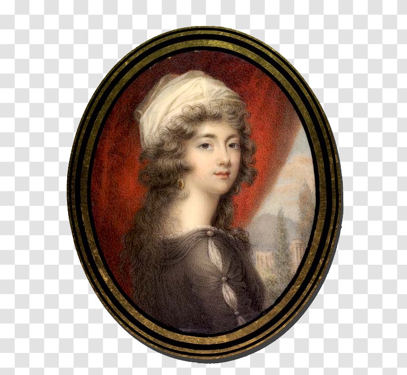 Georgiana Cavendish, Duchess Of Devonshire Portrait Miniature Painting Art Transparent PNG
