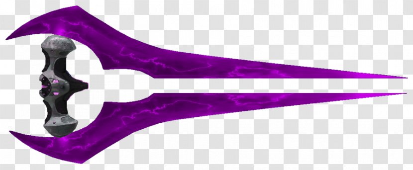 Sword Weapon Drawing Halo 5: Guardians - Purple Transparent PNG