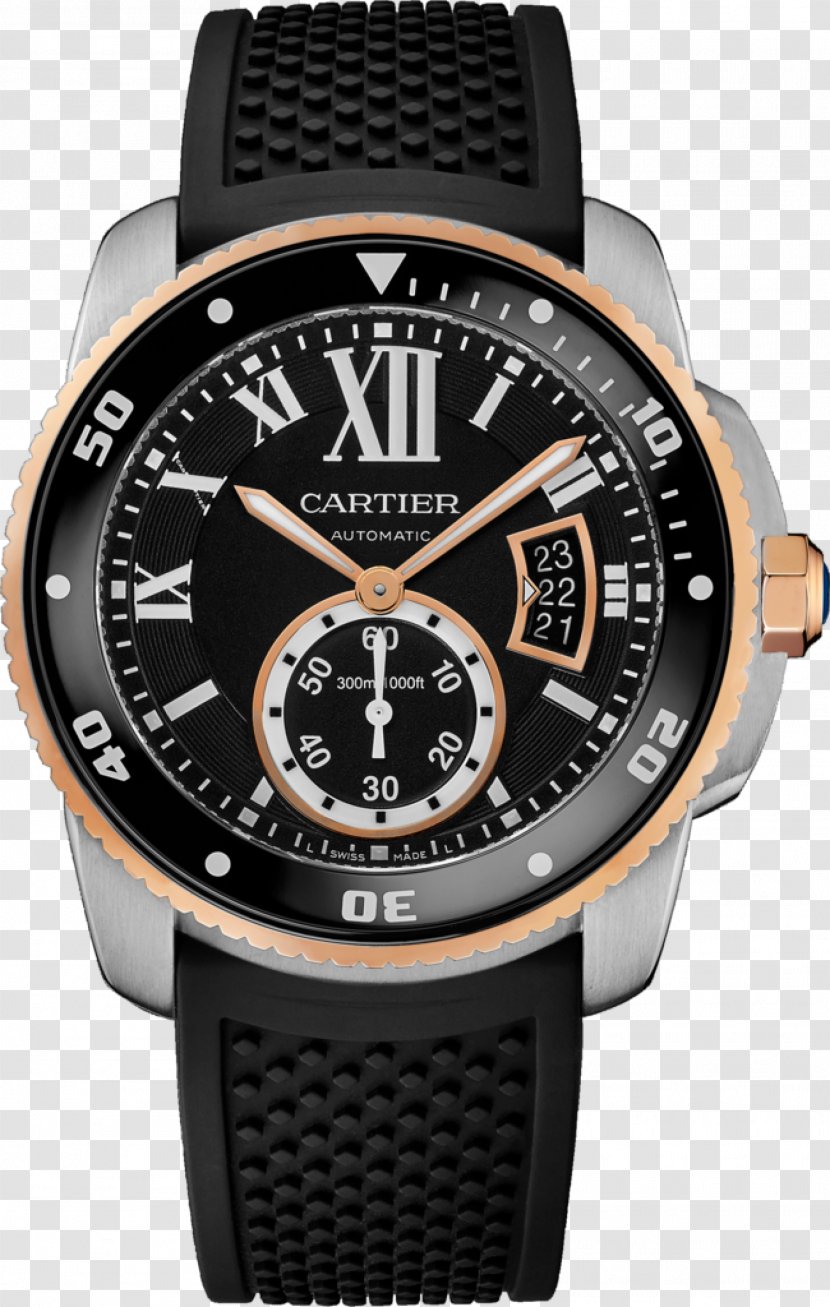 Diving Watch Cartier Calibre De Diver Automatic - Retail Transparent PNG