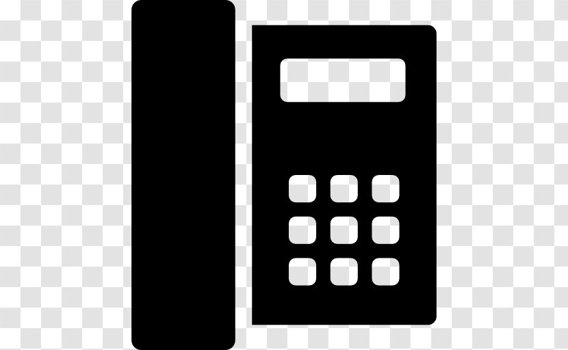 Mobile Phones Telephone Call - Silhouette - Symbol Transparent PNG