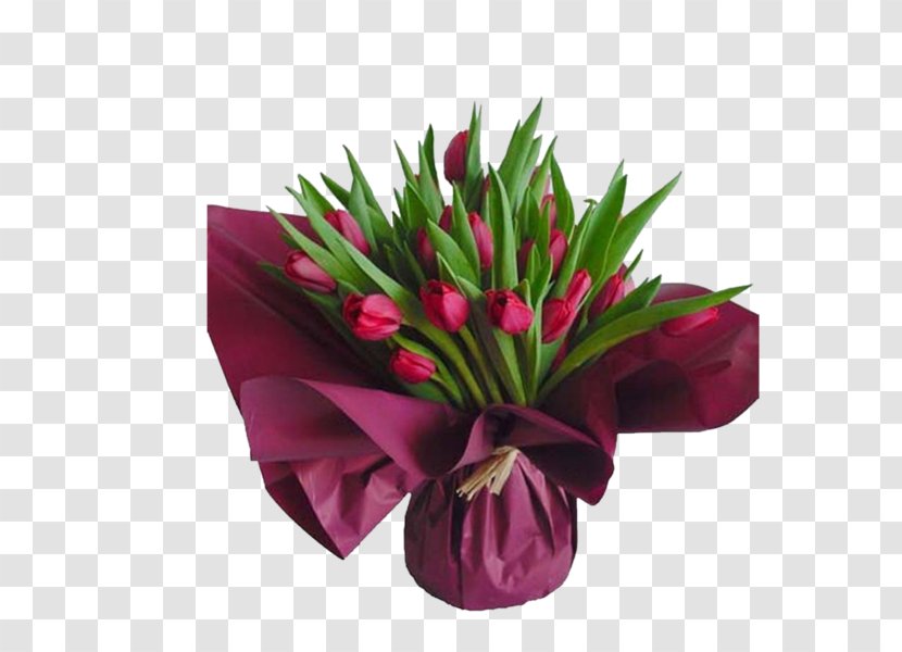 Floral Design Tulip Flower Bouquet Cut Flowers - Arranging Transparent PNG