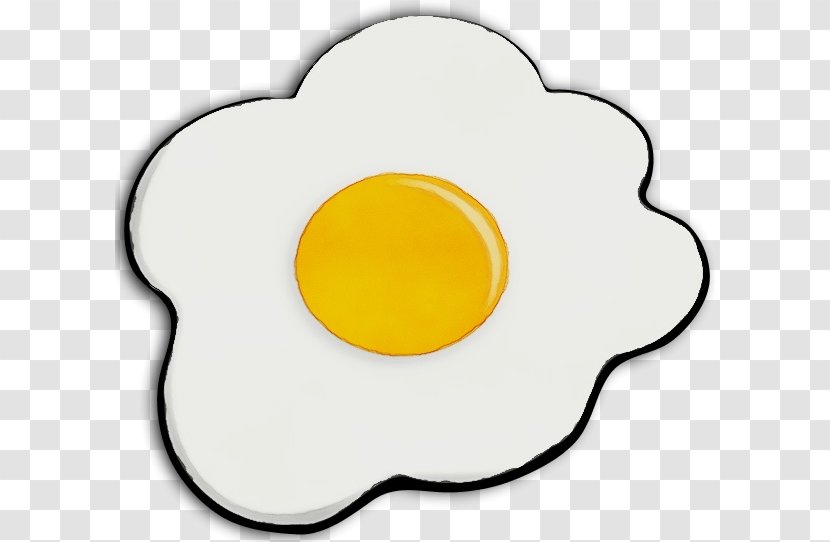 Watercolor Background - Fried Egg - Food White Transparent PNG