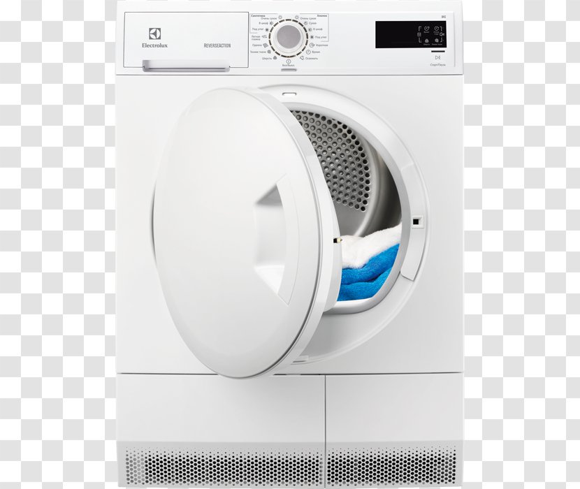 Clothes Dryer Washing Machines Home Appliance Electrolux - Edp2074pdw Transparent PNG