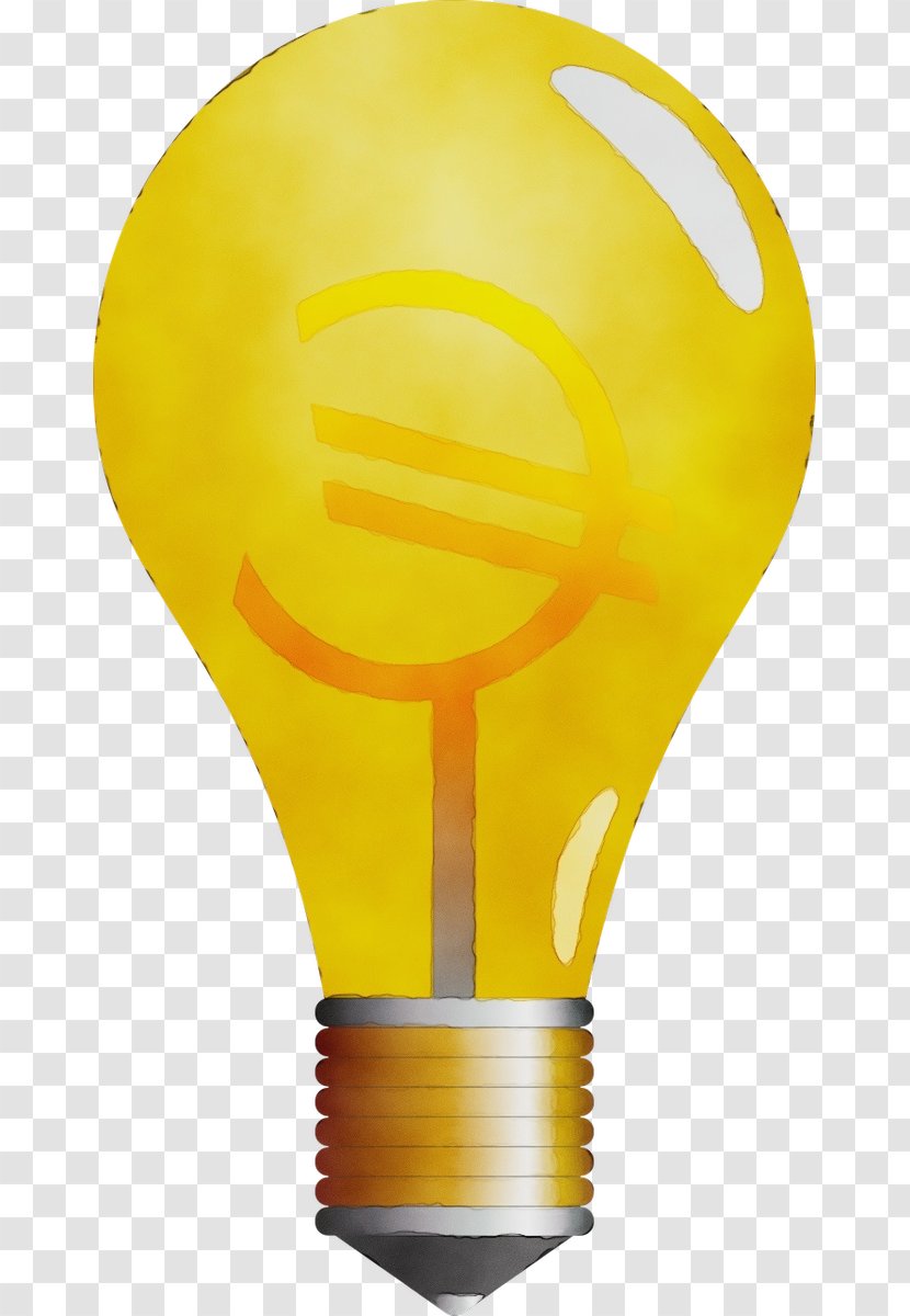 Light Bulb - Yellow - Lighting Transparent PNG