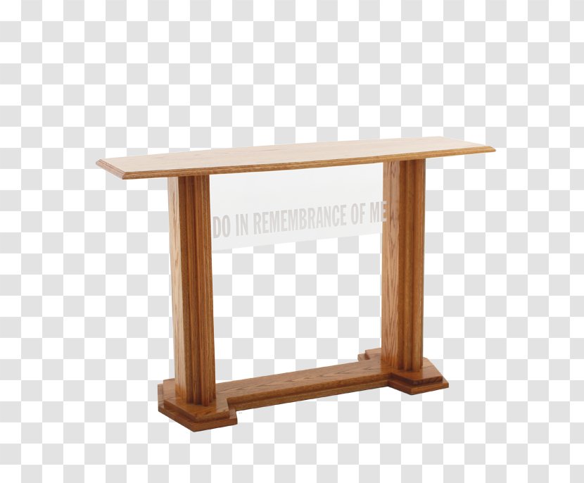 Communion Table Pulpit Eucharist Altar - Quality Church Furniture Transparent PNG