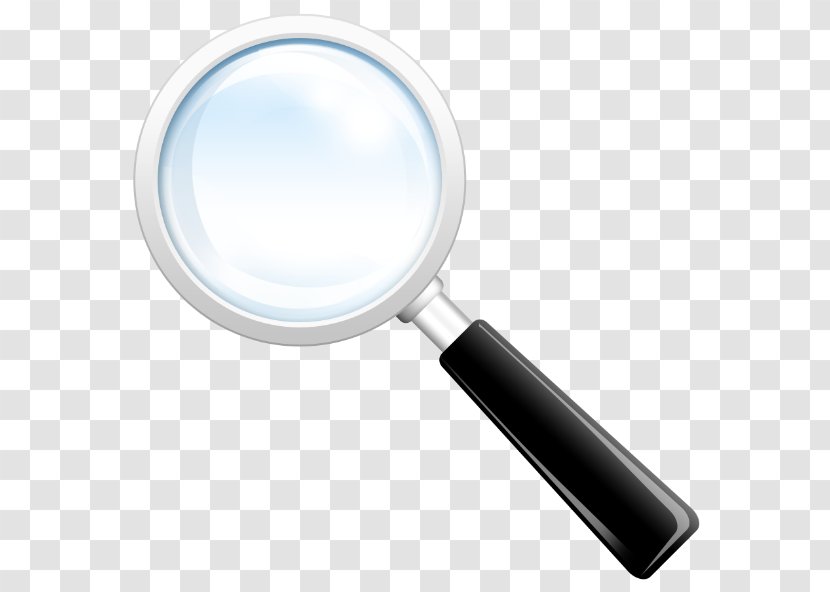 Magnifying Glass Cartoon - Magnifier - Kitchen Utensil Tool Transparent PNG