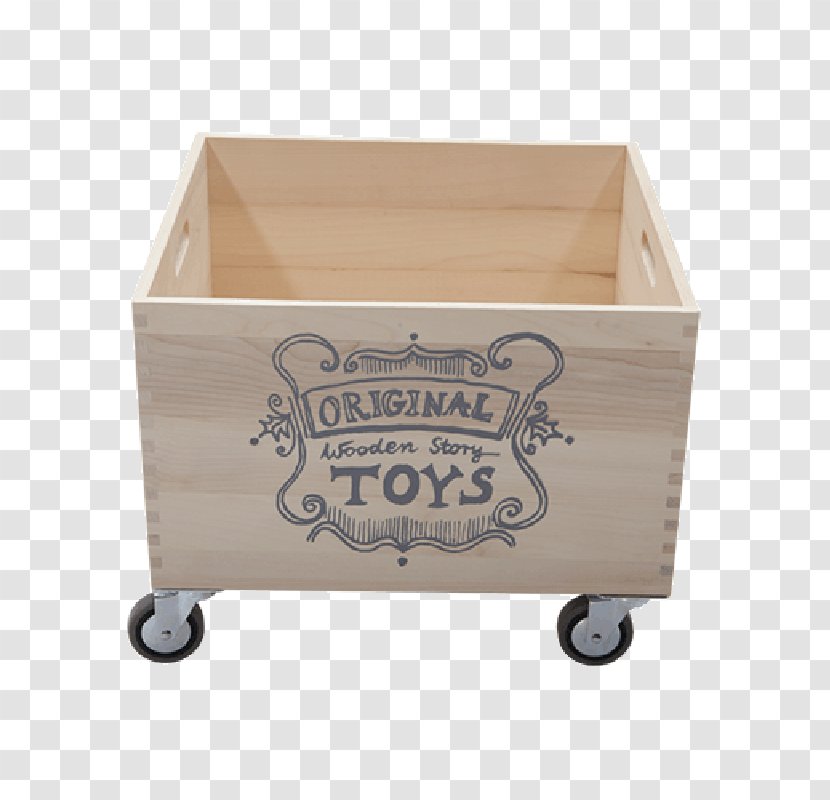 Wooden Box Toy Container - Crate - Wood Transparent PNG