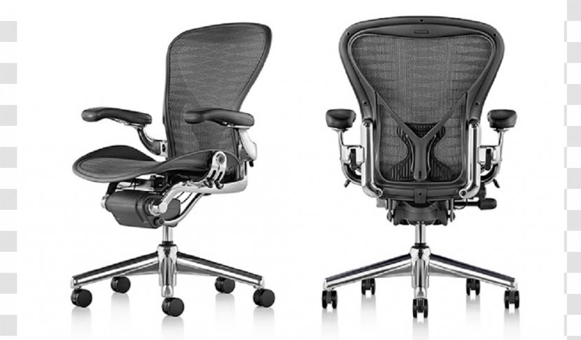 Aeron Chair Herman Miller Office & Desk Chairs - Comfort Transparent PNG