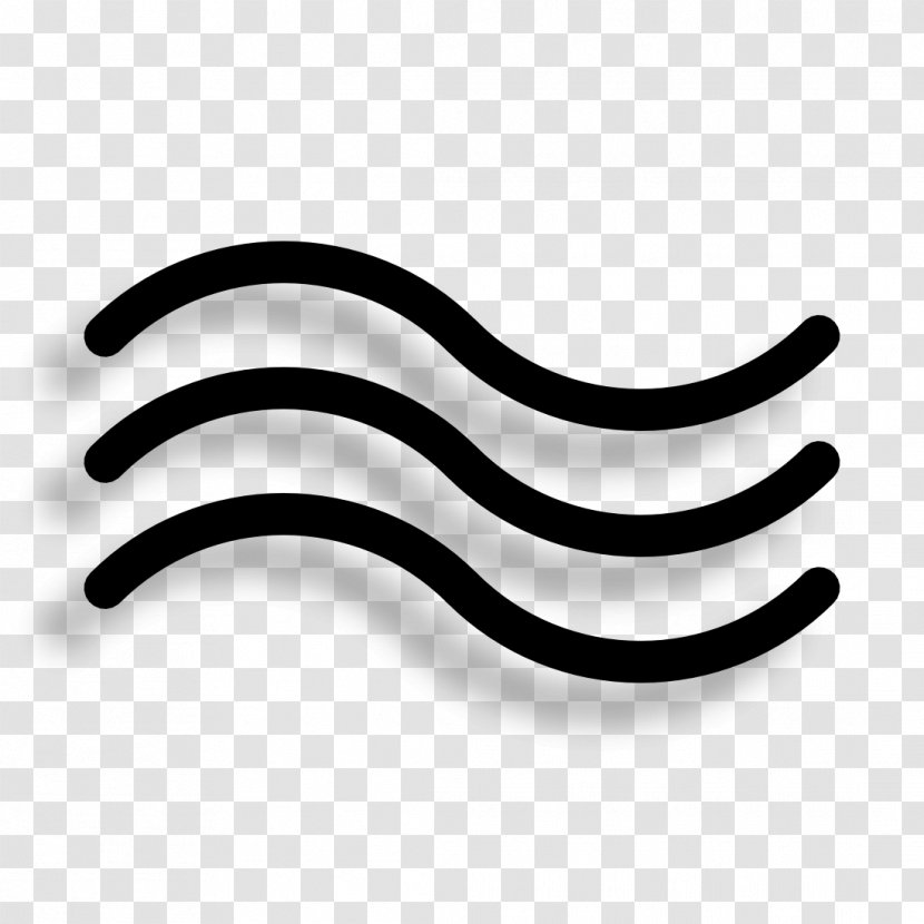 Alchemical Symbol River Earth - Black And White Transparent PNG