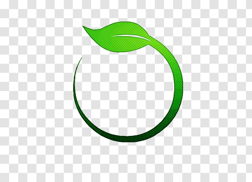 Green Leaf Logo Line Circle - Plant - Symbol Transparent PNG