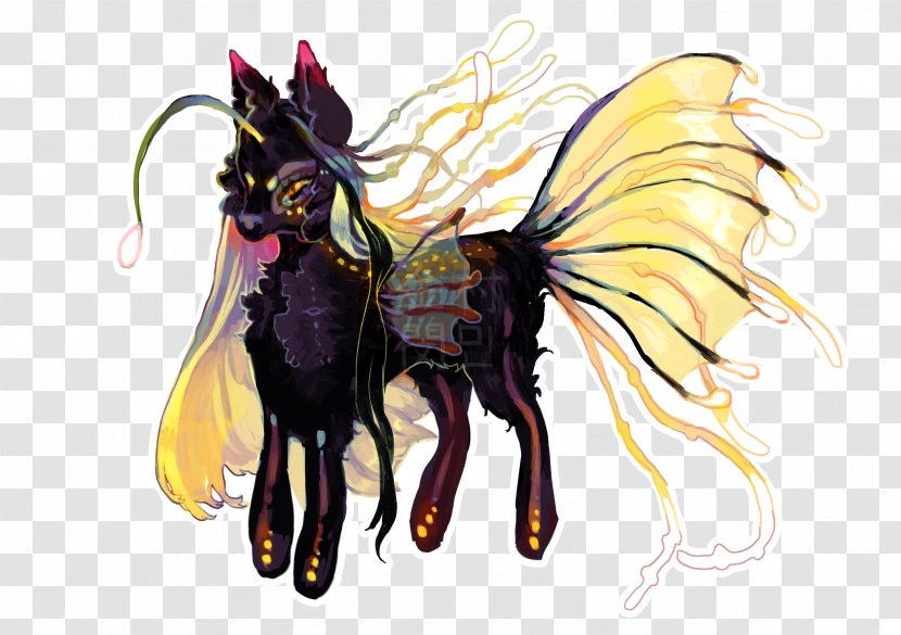 Mustang Insect Illustration Pollinator Legendary Creature Transparent PNG