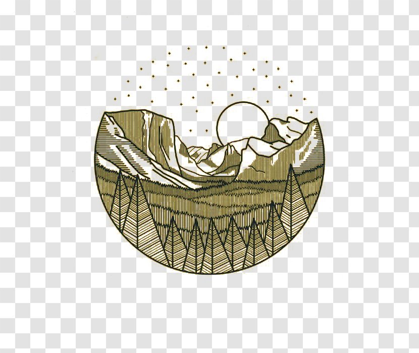 Bridalveil Fall Yosemite Falls Half Dome El Capitan Tunnel View - Yellow Moon Mountain Scenery Transparent PNG