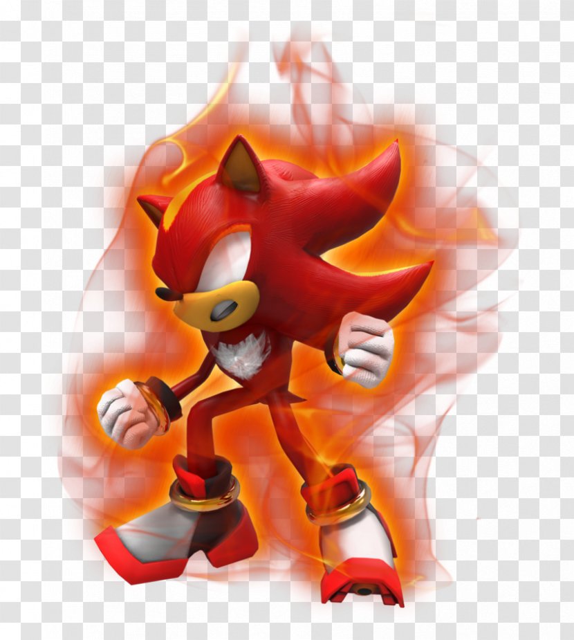 Shadow The Hedgehog Sonic Chaos Forces Boom: Rise Of Lyric - Orange - Mythical Creature Transparent PNG