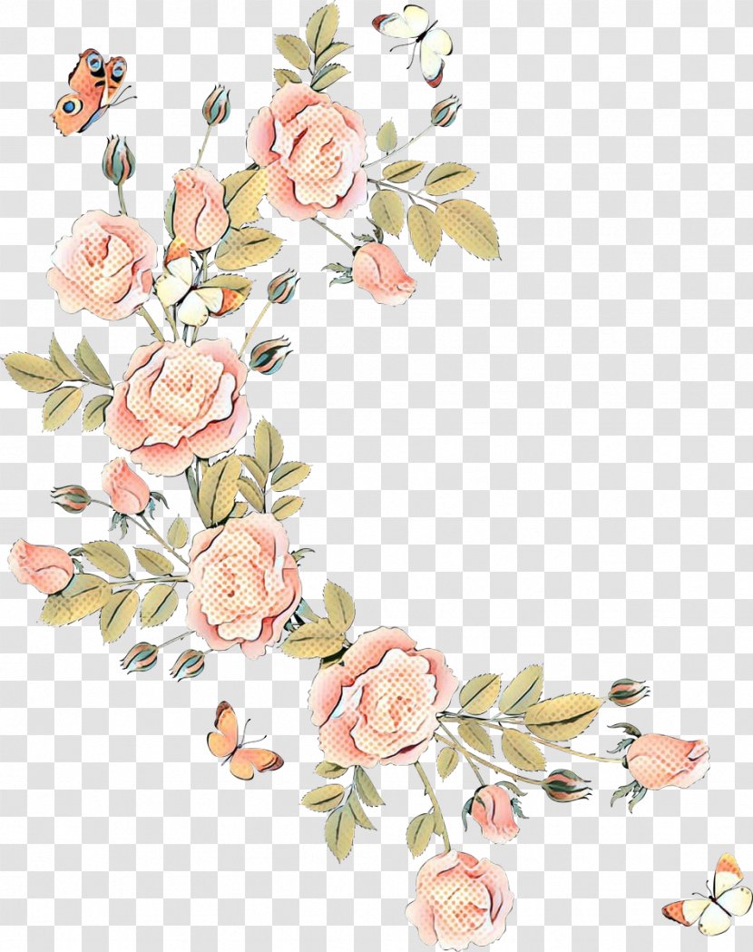 Rose Love Flowers - Cut - Pedicel Branch Transparent PNG