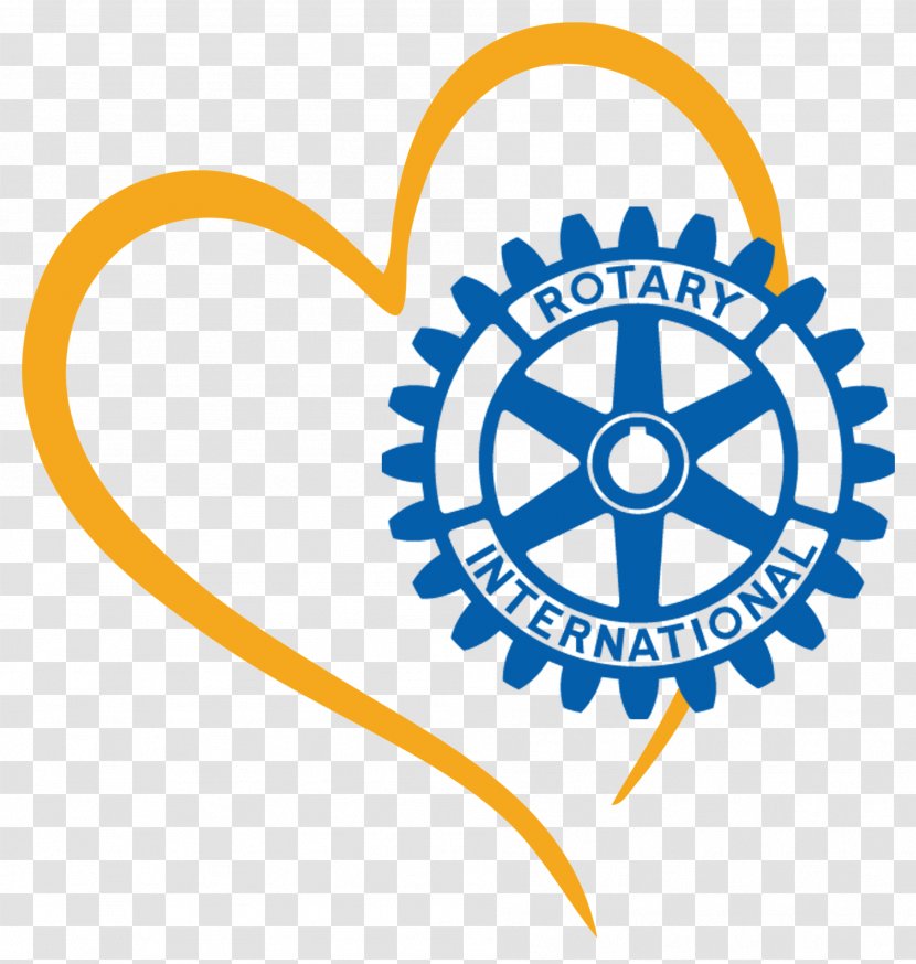 Rotary International District Rotaract Foundation Club Of Kitchener - Text - Gold Heart Transparent PNG