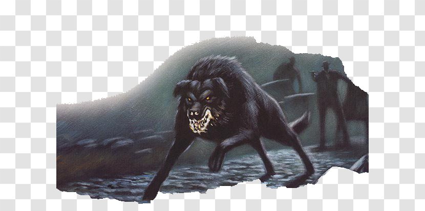 The Hound Of Baskervilles Black Dog Sherlock Holmes Dartmoor - Ghost Transparent PNG
