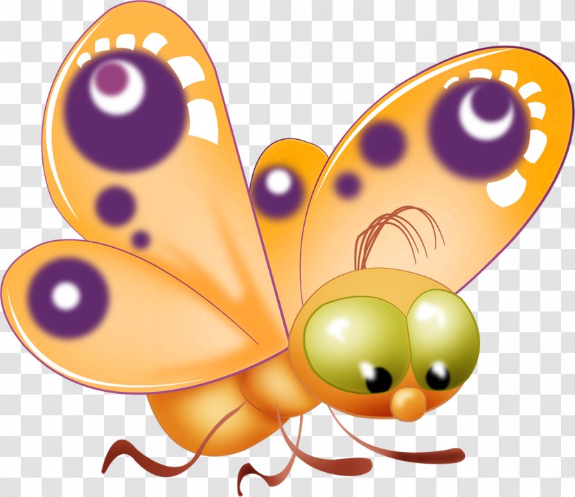 Butterfly Cartoon Insect Clip Art - Wing Transparent PNG