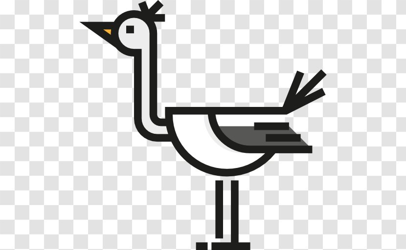 Black And White Beak Artwork - Scalability Transparent PNG