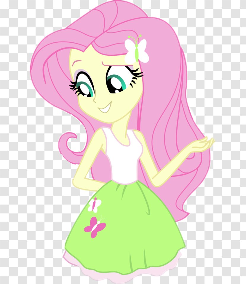Fluttershy My Little Pony: Equestria Girls Rainbow Dash - Long Hair - Pony Transparent PNG