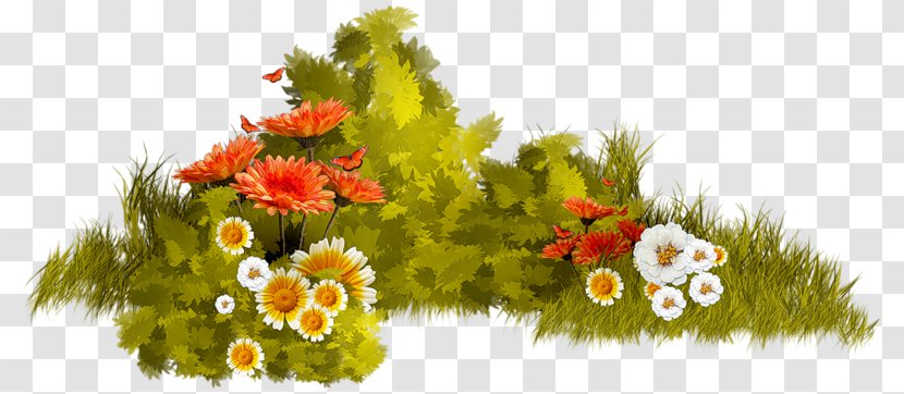 Clip Art - Floral Design - Green Grass Transparent PNG
