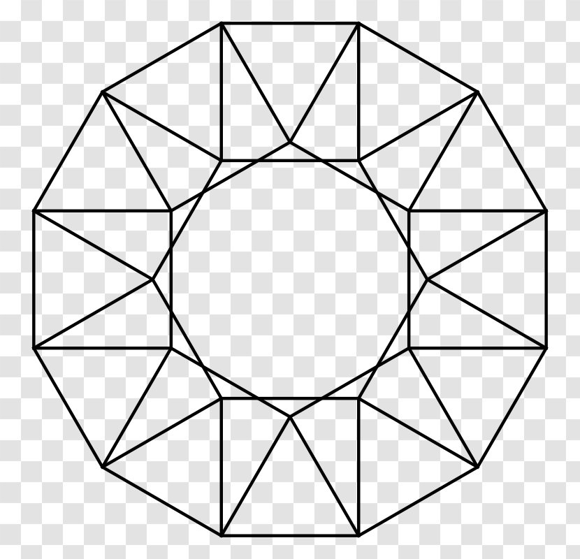 Geometry Polygon Circle Pattern - Structure - Design Transparent PNG