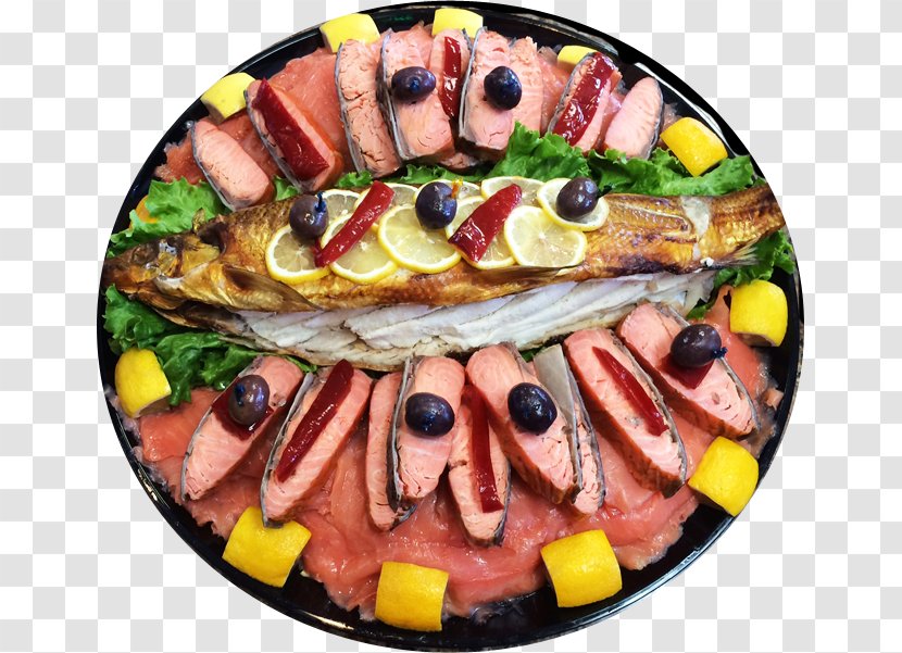 Hors D'oeuvre Platter Smoked Fish Barbecue Transparent PNG