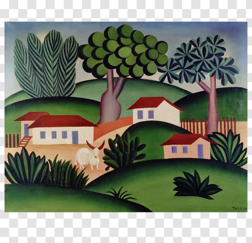 Tarsila Do Amaral: Inventing Modern Art In Brazil Paisagem Antropofágica Painting - Palm Tree Transparent PNG