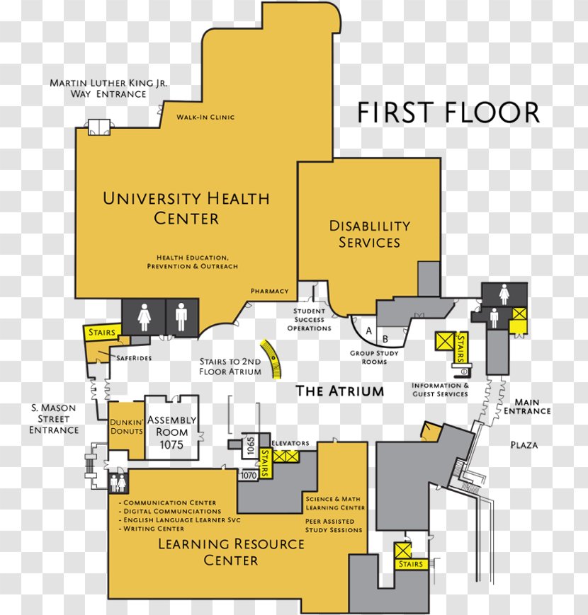 James Madison University Dukes Football Men's Basketball Floor Plan - Map - Student Transparent PNG