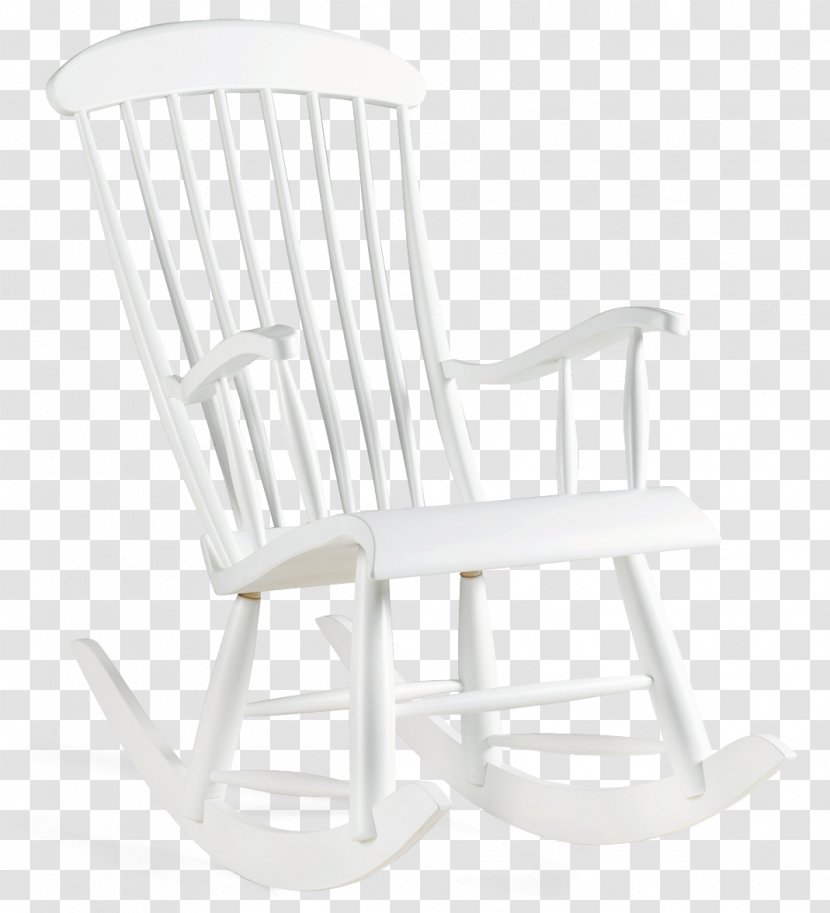 Rocking Chairs Plastic White Armrest - Garden Furniture - Design Transparent PNG