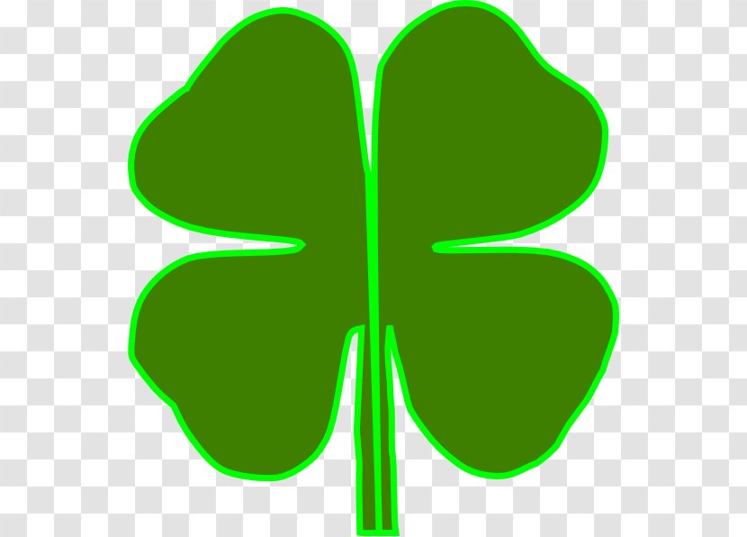 Saint Patrick's Day Shamrock Four-leaf Clover Clip Art - Fourleaf Transparent PNG