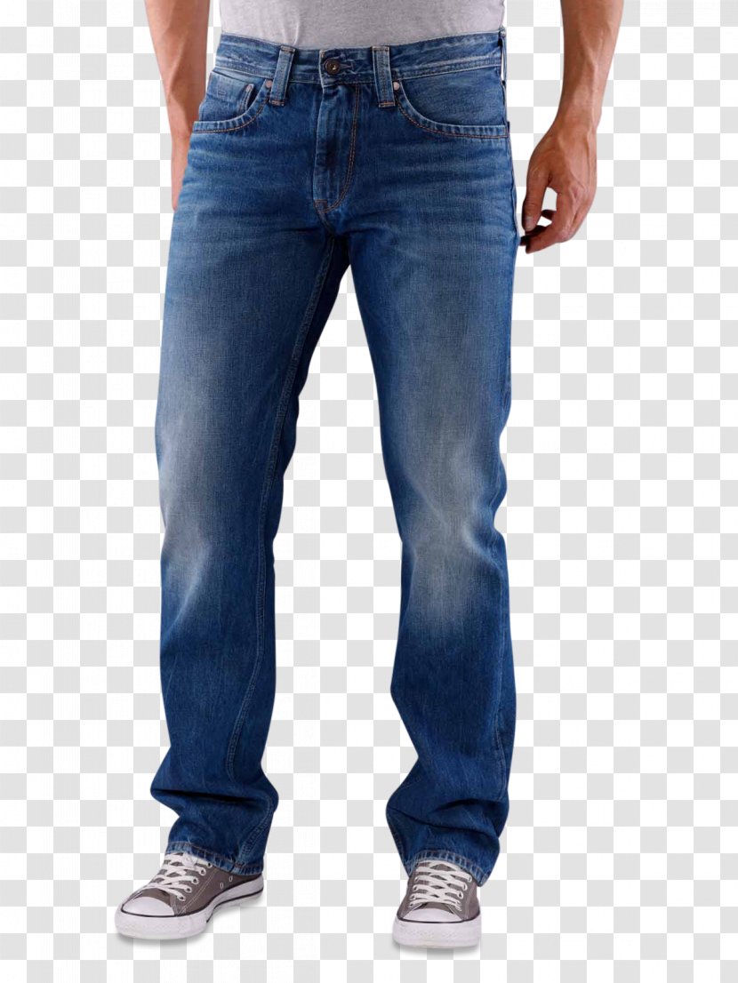 Jeans Denim Slim-fit Pants Mustang - Electric Blue Transparent PNG