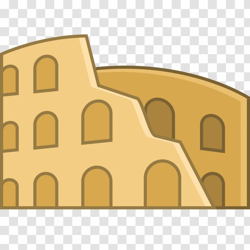 Colosseum Ruins Toolbar Ribbon - Rectangle Transparent PNG