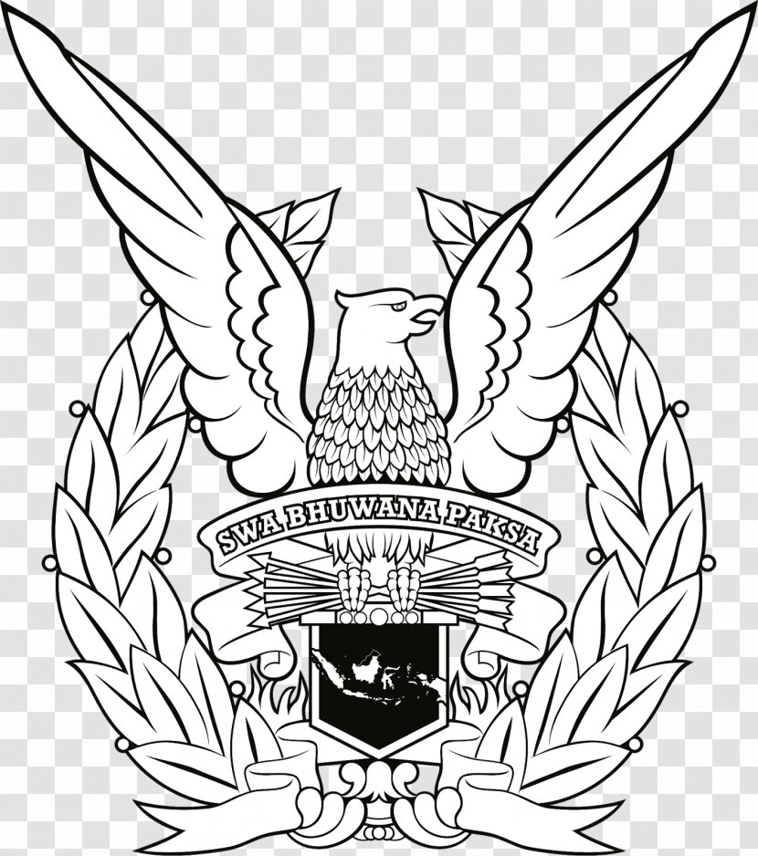 Indonesian Air Force Swa Bhuwana Paksa National Armed Forces Logo - Art - Military Transparent PNG